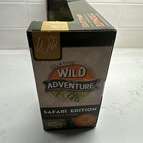 Dr Gabby Safari Adventure Tiger 2 Piece Toy Set Panthera Tigris - Picture 10 of 13